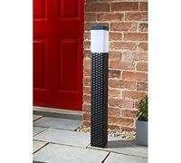 spot on dealz® Solar Powered Rattan 79cm Tall Garden Floor Lamp 6 Micro LED Lights Outdoor/Patio/Pathway/Walkway Decoration