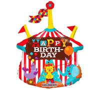 Spot On Gifts Circus Foil Balloon Red/yellow/blue (One Size)