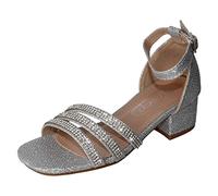 Spot On Girls Ankle Strap Sandals H1R118