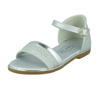 Spot On Girls Spot On Ankle Strap Sandals H0350 - Silver - UK 6 Infant