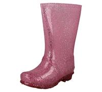 Spot On Girls Spot On Glitter Wellingtons - Pink - UK 1 Child
