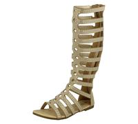 Spot On Girls Spot On Knee High Gladiator Sandals - Nude - UK 2 Child