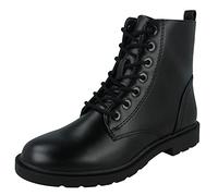 Spot On Ladies Casual Ankle Boots - Black Synthetic - UK Size 5 - EU Size 38 - US Size 7