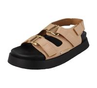 Spot On Ladies Elle Sport Chunky Gladiator Sandals F00500 - Tan Synthetic - UK Size 8 - EU Size 41