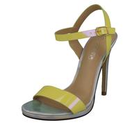 Spot On Ladies High Heel Ankle Strap Sandals