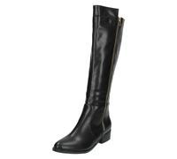 LADIES F5R0394 KNEE HIGH CASURL WINTER BOOTS BY SPOT ON RETAIL £34.99