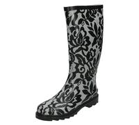 Spot On Ladies Spot On Casual Wellington Boots - Black - UK 3
