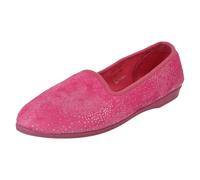 Spot On Ladies Spot On Full Slipper - Hot Pink - UK 5