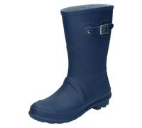 Spot On Ladies Spot On Short Side Buckle Wellington Boots X1219 - Navy - UK 5