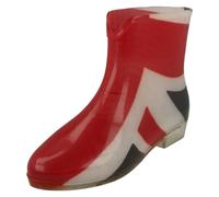 Spot On Ladies Spot On Union Jack Ankle Wellington Boots - Navy - UK 7