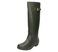 Spot On Ladies Wellington Boots - Green Synthetic - UK Size 5 - EU Size 38 - US Size 7