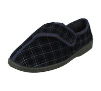 Spot On Mens Spot On Hook & Loop Slippers MVSN - Navy - UK 9