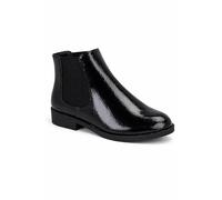 Spot On Women's Classic Elasticated Ankle Boot with Low Heel in True Black | Size: 7 Spot On True Black 7