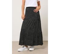 Spot Print Maxi Length M&Co Black 10