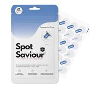 Spot Saviour Spot Patches 24-Pack (12mm) | Innovative Korean Spot Treatment, Advanced Hydrocolloid Pimple Patches, Invisible & Fast Acting Spot Stickers, Mighty Acne Patches