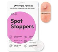 Spot Stoppers Spot Patches - Invisible Pimple Patches for Acne Treatment, Hydrocolloid Patches for Spot Treatment, Vegan & Cruelty Free Korean Skincare Acne Patches (30 Patches)