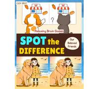 SPOT the DIFFERENCE Book for Ages 8-13 & Seniors: Large Print Animal Puzzles in Premium Color | Fun Brain Game Activity (Ultimate Seek N Find Books)