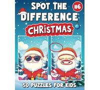 Spot the Difference Christmas Book for Kids: Christmas Activity Book for Kids 6-12 (Picture Puzzles for Kids: Spot the Difference & Picture Find Activity Books)