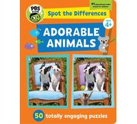 Spot The Differences: Adorable Animals : 50 Picture Puzzles, Thousands of Challenges