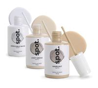 spot. Touch-Up Paint - Matt Finish, Quick Drying, Perfect for Cabinets, Walls, Windows, Doors, and Furniture Repair, 3 Colour Kit Matches 90% of Surfaces, Beige 3 Pack