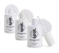 spot. Touch-Up Paint - Matt Finish, Quick Drying, Perfect for Cabinets, Walls, Windows, Doors, and Furniture Repair, 3 Colour Kit Matches 90% of