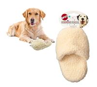 SPOT Vermont Fleece Slipper Dog Toy with Squeaker | Plush, Cuddle Slipper Squeak Toy for Small to Large Dog Breeds | Interactive Fetch and Chew Toy | 7.5"