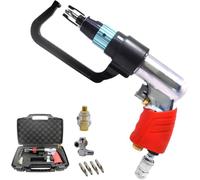 Spot Weld Drill Cutter for Car Repair, 1800RPM Pneumatic Tool with 4 Bits, Air Positioning Drill Bits for Automotive Sheet Metal Repair