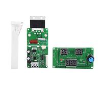 Spot Welder Time Control Module, Digital Display Controller Board for DIY Battery Welding, Adjustable Welding Strength 30% - 99%, Voltage Compensation, 0-999 Welding Count Functi (100A)