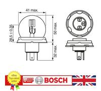 Spotlight Bulb For Aprilia RX Cagiva 125 500 Honda CB 09193240 , 1987302023