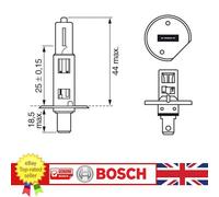 Bosch Truck/Lt Bulb 466 H1 24V 70W P14.5S – 1987302411
