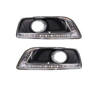 Spotlight Fog Lamps 2Pcs With Yellow Turn Signal LED Daytime Running Lights DRL Fog Lamp For Chevrolet For Malibu 2011 2012 2013 2014 2015(Model A,White Yellow Blue)