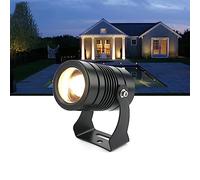 Spotlight Led Beam Light - Led Spot Lights, Exterior Wall Projector Lights, Long Distance Irradiation Narrow Beam Lamp, IP67 Waterproof Outdoor LED Spotlight, For Building Lighting ( Color : Warm Ligh