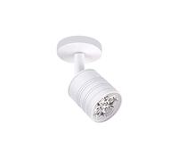 Spotlight，Led Indoor Spotlight 360°Adjustable Surface Mounted Accent Spot Lighting, Moderne Picture Lights Mini Accent Spotlights, 5W Aluminum Wall Sconce/Wall Swivel Lamp/Black-6000K/White 6000K