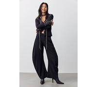 Spotlight Menswear Barrel Trousers at Free People in Black, Size: US 8 L - female