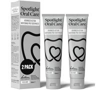 Spotlight Oral Care Advanced Action Whitening Pro Toothpaste with Hydroxyapatite - Twin Pack | Triple-Action Whitening with Hydrogen Peroxide, Pap+ & Diamond Powder | Enamel-Safe, Non-Sensitive