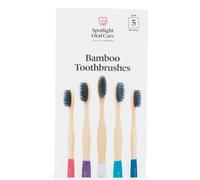 Spotlight Oral Care Bamboo Toothbrush 5 Pack