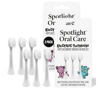 Spotlight Oral Care for Kids Sonic Electric Toothbrush Replacement Heads - 6X Pack - Made by Dentists | Ultra-Soft Brush Heads for Gentle, Effective Cleaning