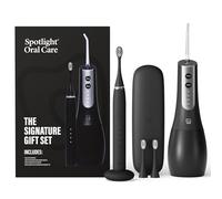 Spotlight Oral Care Signature Gift Set - Made by Dentists | Sonic Pro Electric Toothbrush & Water Flosser with UV-C Sterilisation | Luxury Oral-Care Duo for Deep Clean, Healthier Gums & White Smiles