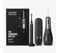 Spotlight Oral Care Signature Gift Set - Sonic Pro & UV Water Flosser - Black