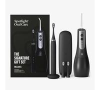 Spotlight Oral Care Signature Gift Set - Made by Dentists | Sonic Pro Electric Toothbrush & Water Flosser with UV-C Sterilisation | Luxury Oral-Care Duo for Deep Clean, Healthier Gums & White Smiles