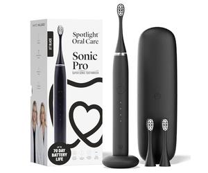 Spotlight Oral Care Sonic Pro Electric Toothbrush - Made by Dentists | Award Winning | Advanced Sonic Technology (50,000 Strokes/min) | 4 Customisable Modes | Up to 70-Day Battery | Gentle on Gums
