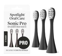 Spotlight Oral Care Sonic Pro Jet Black Replacement Heads