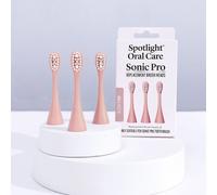 Spotlight Oral Care Sonic Pro Toothbrush Replacement Heads - Pink