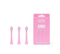 Spotlight Oral Care Sonic Toothbrush Replacement Heads - 3 Pack | Made by Dentists | Micro-Action Bristles Target Plaque, Staining & Bad Breath | 9-Month Supply | Fits Spotlight Sonic Toothbrush Only