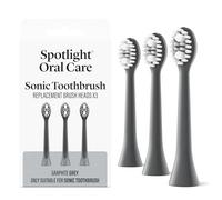 Spotlight Oral Care Sonic Toothbrush Replacement Heads - 3 Pack | Made by Dentists | Micro-Action Bristles Target Plaque, Staining & Bad Breath | 9-Month Supply | Fits Spotlight Sonic Toothbrush Only