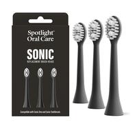 Spotlight Oral Care Sonic Toothbrush Replacement Heads - 3 Pack | Made by Dentists | Micro-Action Bristles Target Plaque, Staining & Bad Breath | 9-Month Supply | Fits Spotlight Sonic Toothbrush Only