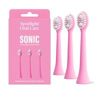 Spotlight Oral Care Sonic Toothbrush Replacement Heads - 3 Pack | Made by Dentists | Micro-Action Bristles Target Plaque, Staining & Bad Breath | 9-Month Supply | Fits Spotlight Sonic Toothbrush Only