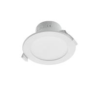Spotlight Recessed Rida dimmable (Modern) in White Made of Aluminium for e.g. Bathroom (1 Light Source,) from PRIOS | Spotlight, recessed Ceiling wall