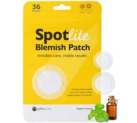 SpotLite Pimple Patches - Pack of 36, CICA & Tea Tree Oil Hydrocolloid Spot Patches, Invisible Face Dots for Spot & Acne Treatment, Fast-Acting, Korean Skincare, Stocking Filler Gift Idea, 10 & 12mm