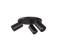 SpotOn Circle3 Ceiling Light Black